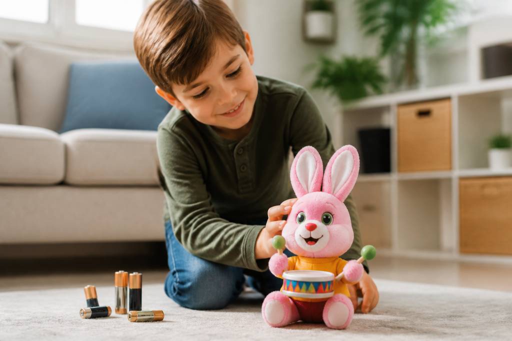 Lapin Duracell : tout savoir sur la pile et l’autonomie des jouets électriques